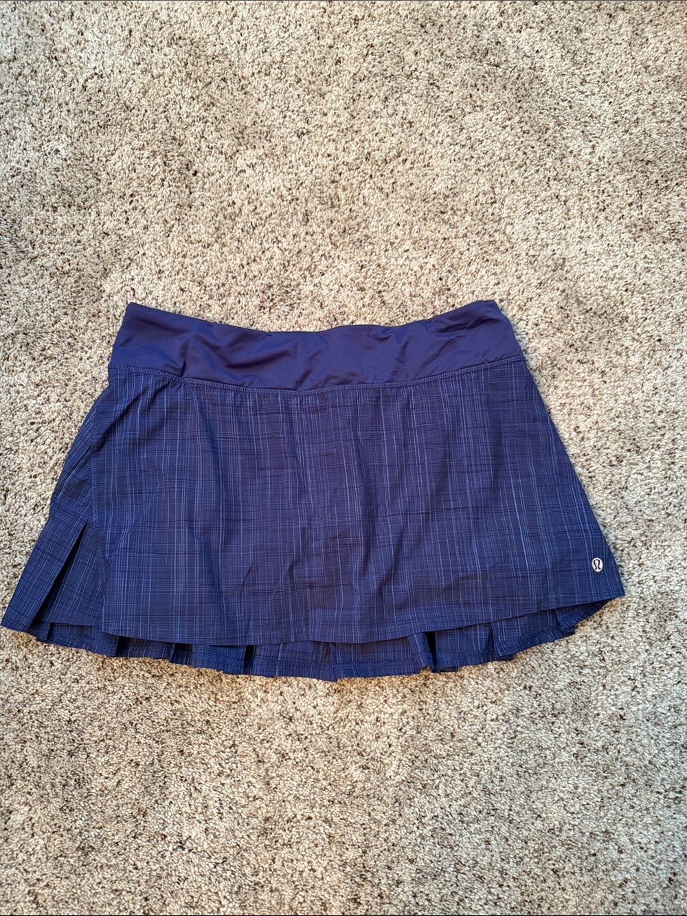 Lululemon Navy Pleated Active Skort - Women